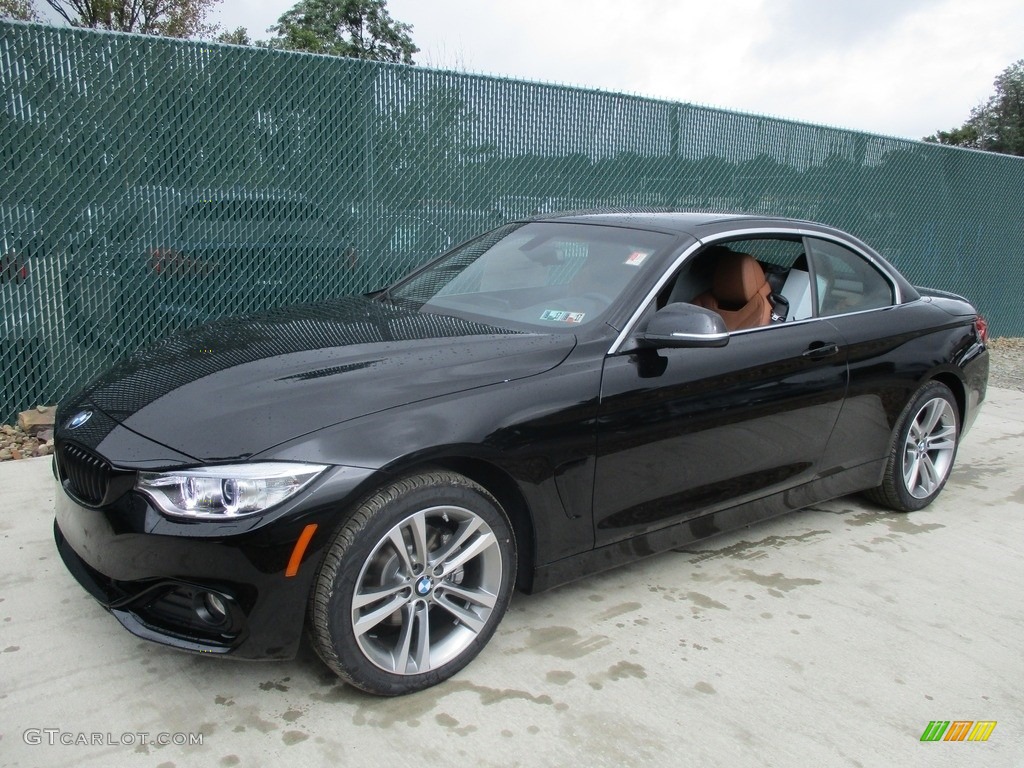 Jet Black 2017 BMW 4 Series 430i xDrive Convertible Exterior Photo #115594921