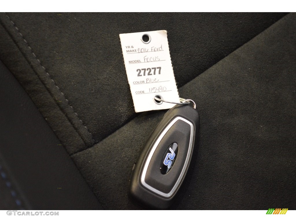 2016 Focus RS - Nitrous Blue / Charcoal Black Recaro RS logo photo #55