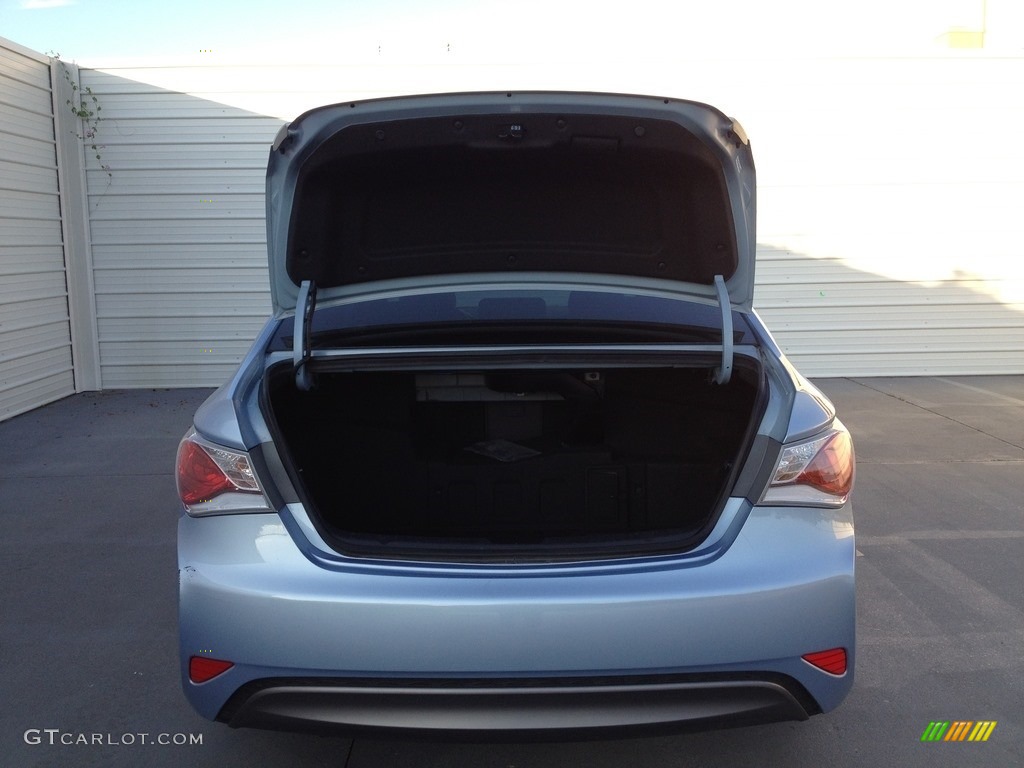 2011 Sonata Hybrid - Blue Sky Metallic / Gray photo #17