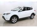 2014 Super White Toyota RAV4 XLE AWD  photo #3