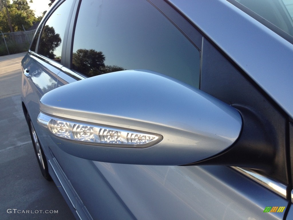 2011 Sonata Hybrid - Blue Sky Metallic / Gray photo #19