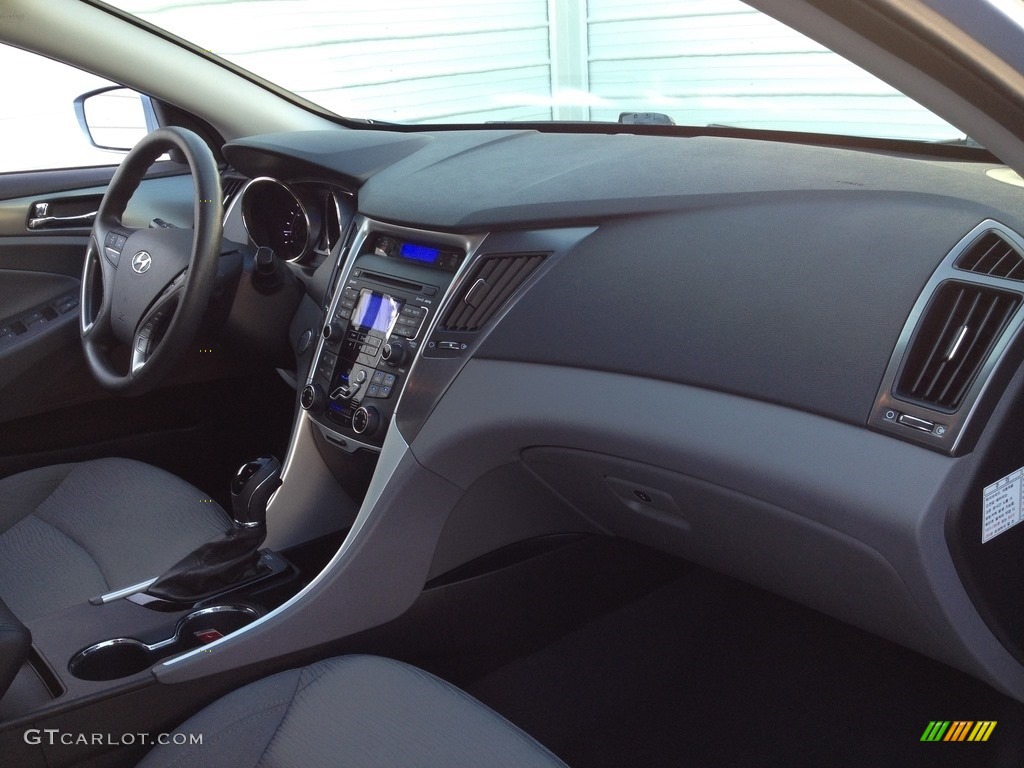 2011 Sonata Hybrid - Blue Sky Metallic / Gray photo #21