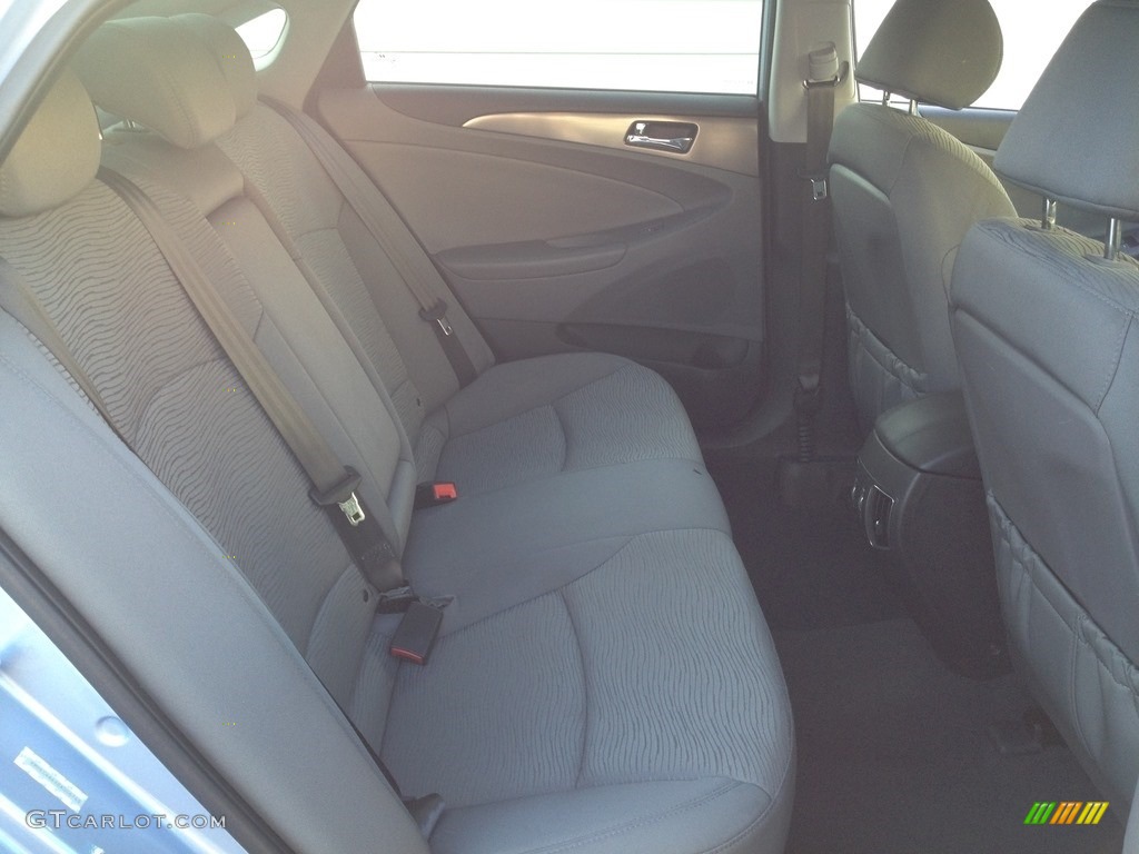 2011 Sonata Hybrid - Blue Sky Metallic / Gray photo #25