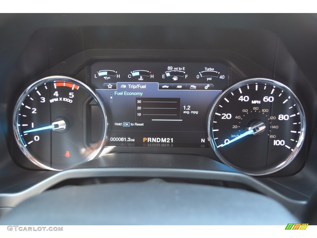 2017 Ford F250 Super Duty Lariat Crew Cab 4x4 Gauges Photo #115597471