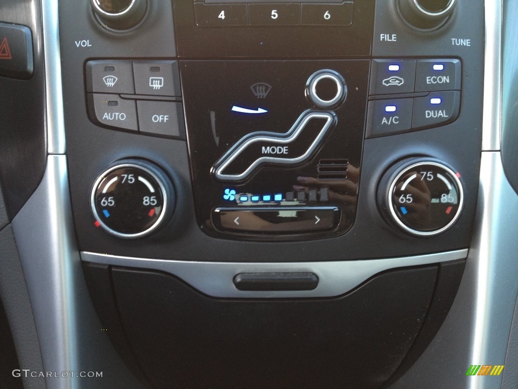 2011 Sonata Hybrid - Blue Sky Metallic / Gray photo #43