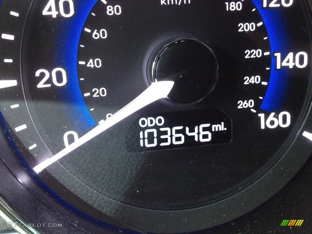 2011 Sonata Hybrid - Blue Sky Metallic / Gray photo #50