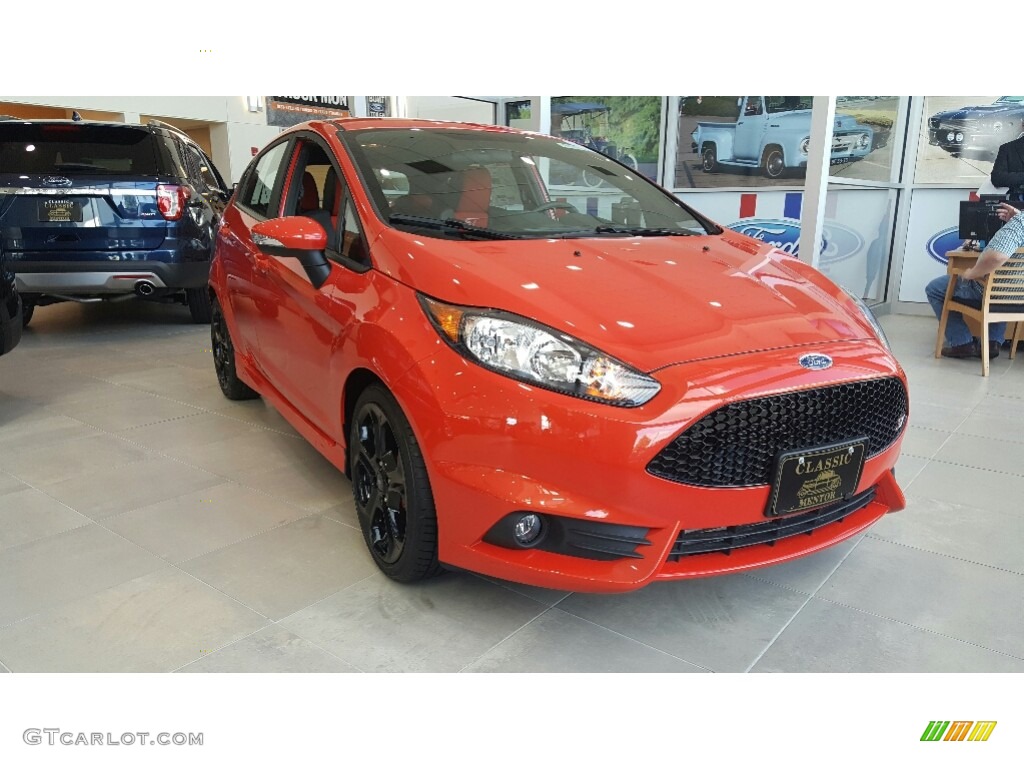 2016 Fiesta ST Hatchback - Molten Orange Metallic Tri-coat / ST Recaro Molten Orange photo #1