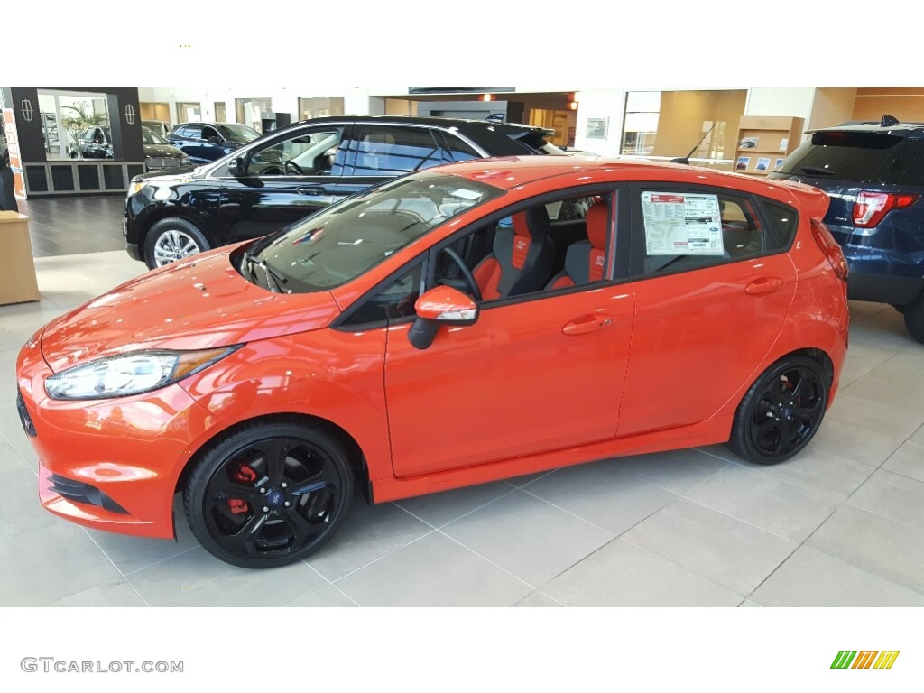 2016 Fiesta ST Hatchback - Molten Orange Metallic Tri-coat / ST Recaro Molten Orange photo #2