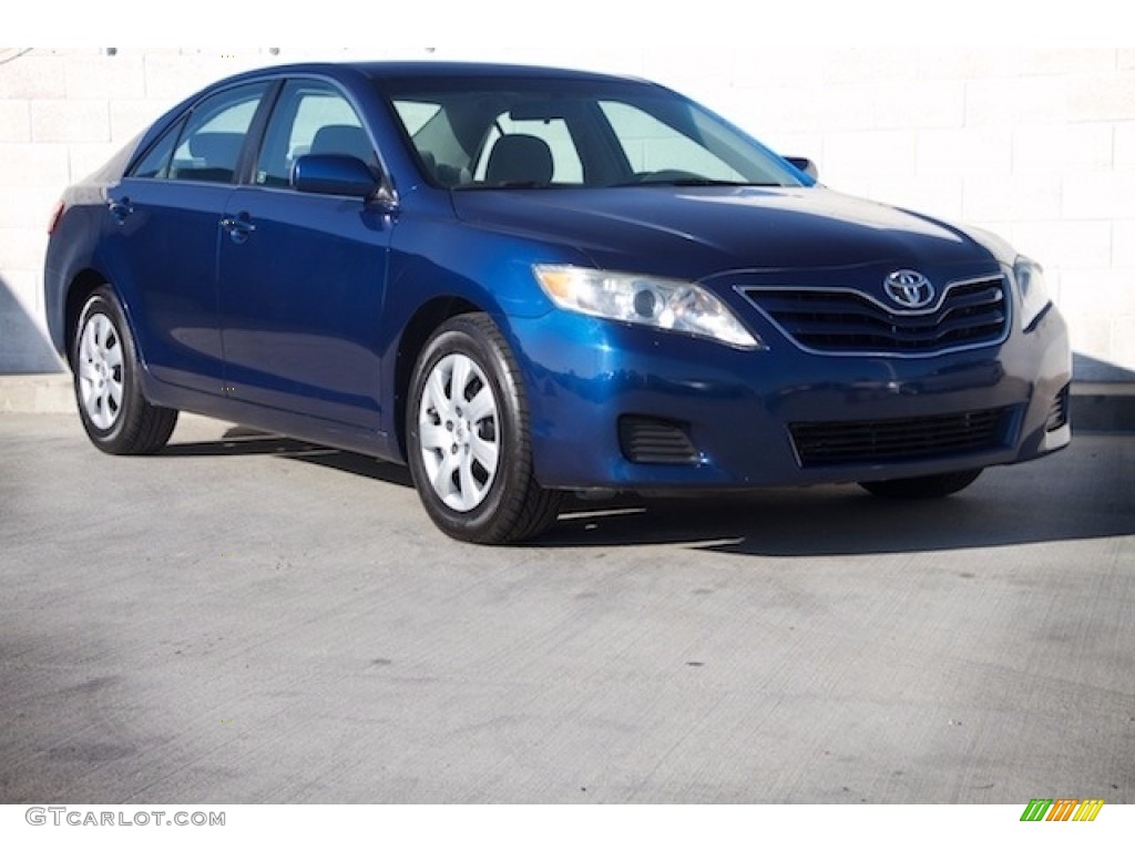 2011 Camry LE - Blue Ribbon Metallic / Ash photo #1