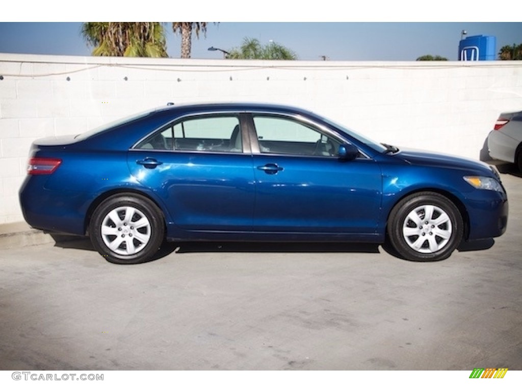 2011 Camry LE - Blue Ribbon Metallic / Ash photo #8