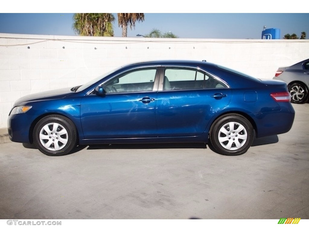 2011 Camry LE - Blue Ribbon Metallic / Ash photo #10