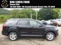 2017 Shadow Black Ford Explorer XLT 4WD  photo #1