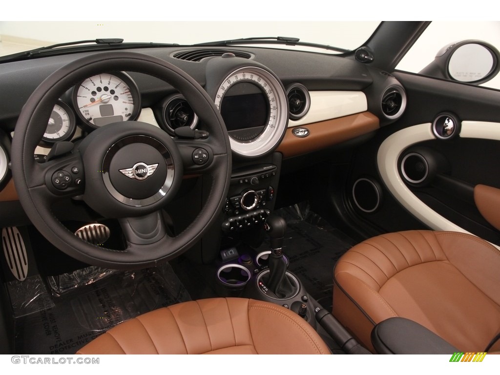 2014 Cooper S Convertible - Pepper White / Toffee Lounge Leather photo #7