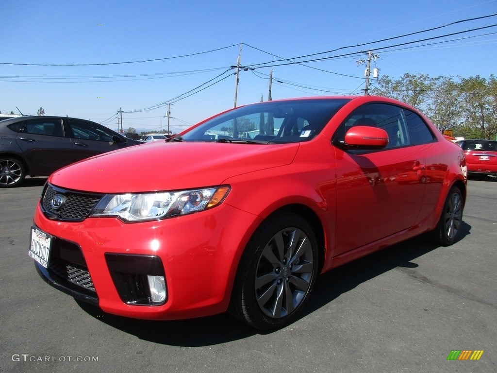 2012 Forte Koup SX - Racing Red / Black photo #3
