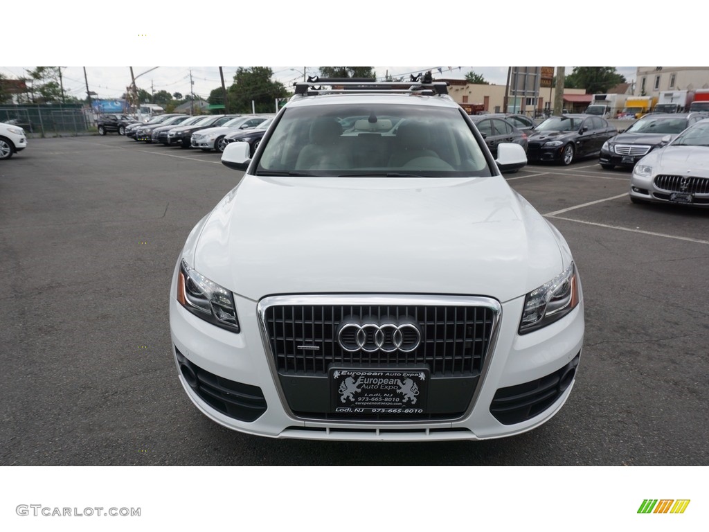 2012 Q5 2.0 TFSI quattro - Glacier White Metallic / Cardamom Beige photo #13