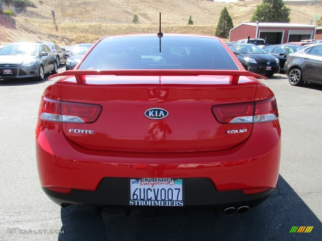 2012 Forte Koup SX - Racing Red / Black photo #6