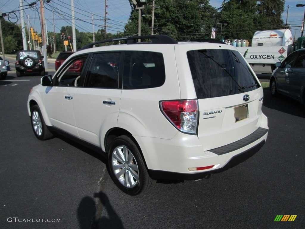 2012 Forester 2.5 X Limited - Satin White Pearl / Platinum photo #8