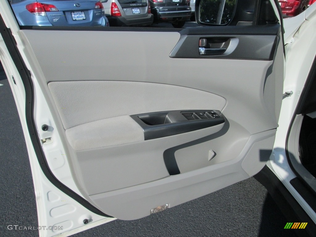 2012 Forester 2.5 X Limited - Satin White Pearl / Platinum photo #13