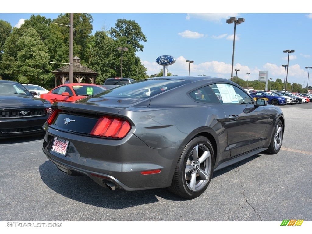 2015 Mustang EcoBoost Coupe - Magnetic Metallic / Ceramic photo #3