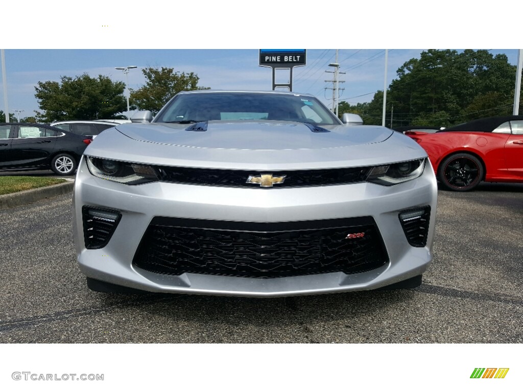 2017 Camaro SS Coupe - Silver Ice Metallic / 50th Anniversary Jet Black/Dark Gray photo #2