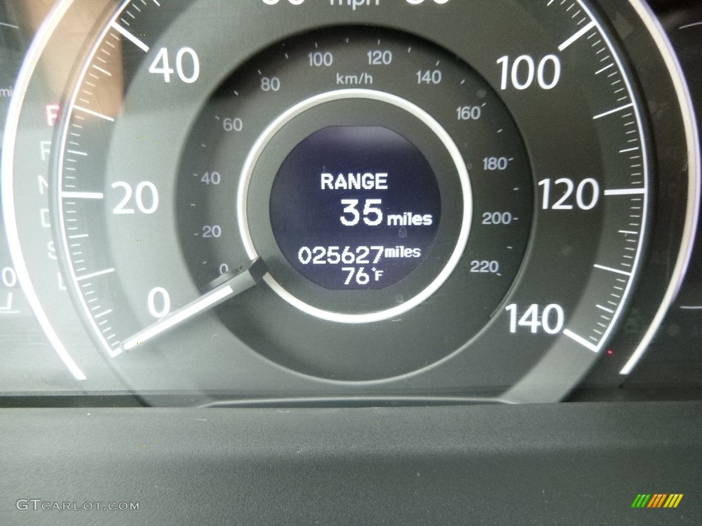 2015 CR-V Touring - White Diamond Pearl / Beige photo #9