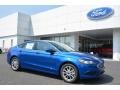Lightning Blue 2017 Ford Fusion SE Exterior