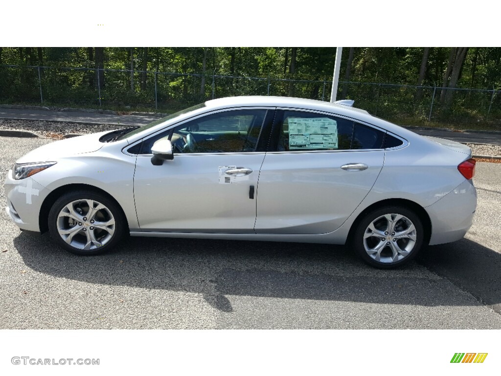 Silver Ice Metallic 2017 Chevrolet Cruze Premier Exterior Photo #115606756