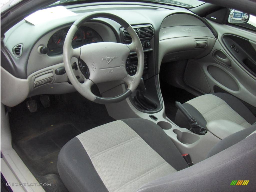 2002 Mustang V6 Coupe - True Blue Metallic / Medium Graphite photo #4