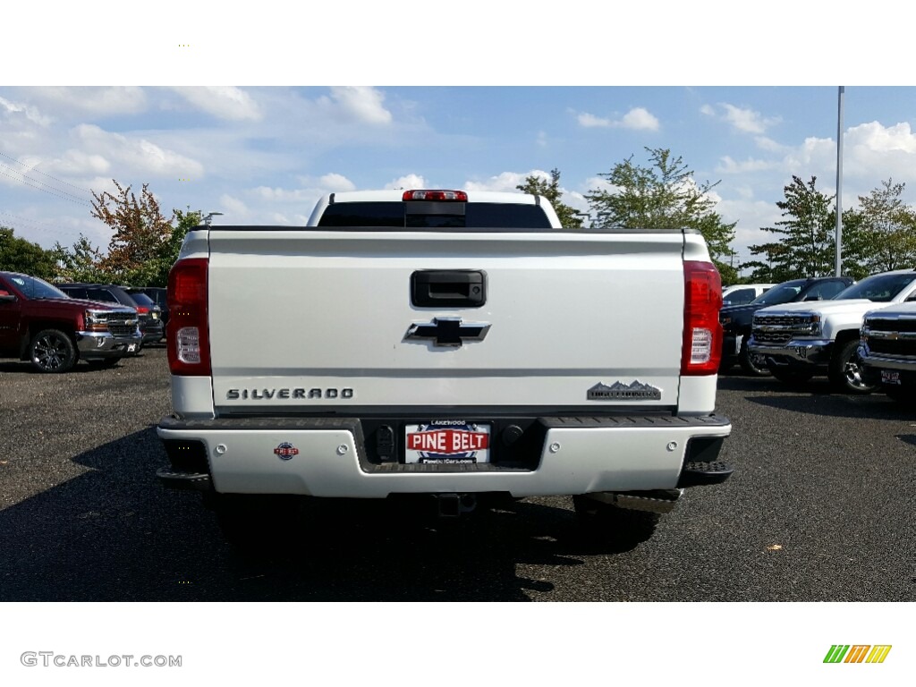 2017 Silverado 1500 High Country Crew Cab 4x4 - Iridescent Pearl Tricoat / High Country Saddle photo #5