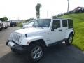 Bright White 2013 Jeep Wrangler Unlimited Sahara 4x4