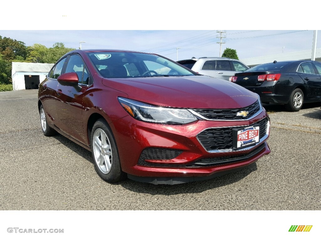 2016 Cruze LT Sedan - Siren Red Tintcoat / Jet Black photo #1