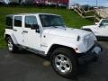 Bright White - Wrangler Unlimited Sahara 4x4 Photo No. 11