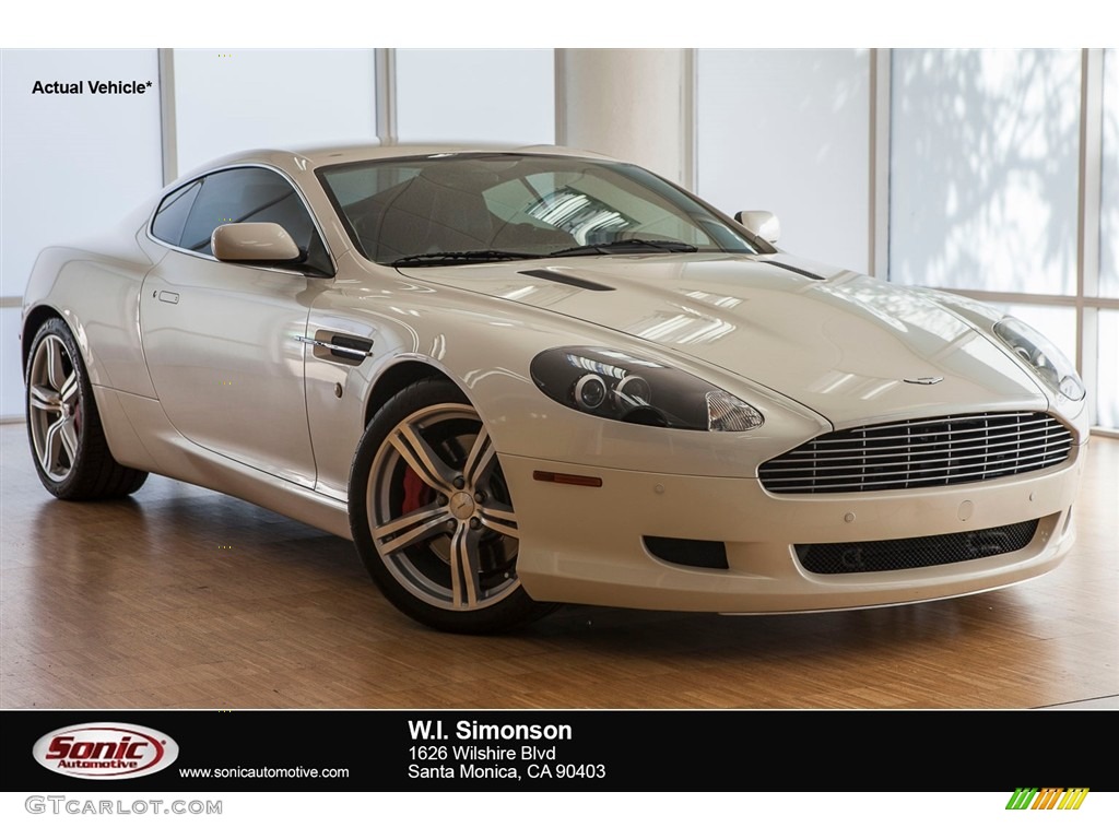 2007 DB9 Coupe - White / Obsidian Black photo #1