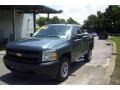 2008 Blue Granite Metallic Chevrolet Silverado 1500 Work Truck Regular Cab  photo #3