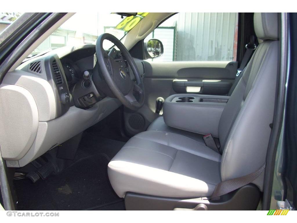 2008 Silverado 1500 Work Truck Regular Cab - Blue Granite Metallic / Dark Titanium photo #6