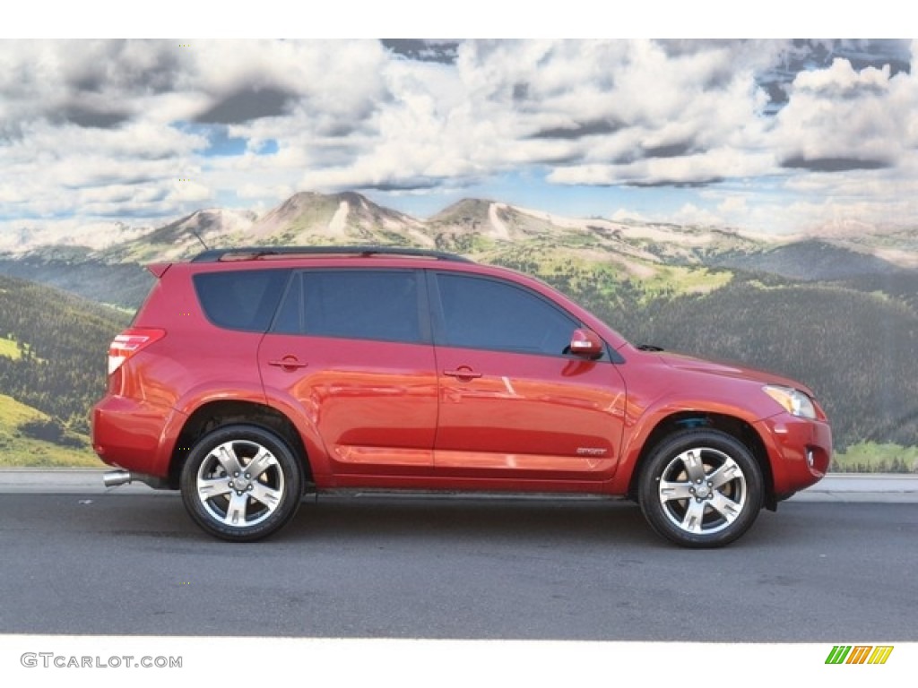 2011 RAV4 V6 Sport 4WD - Barcelona Red Metallic / Dark Charcoal photo #2