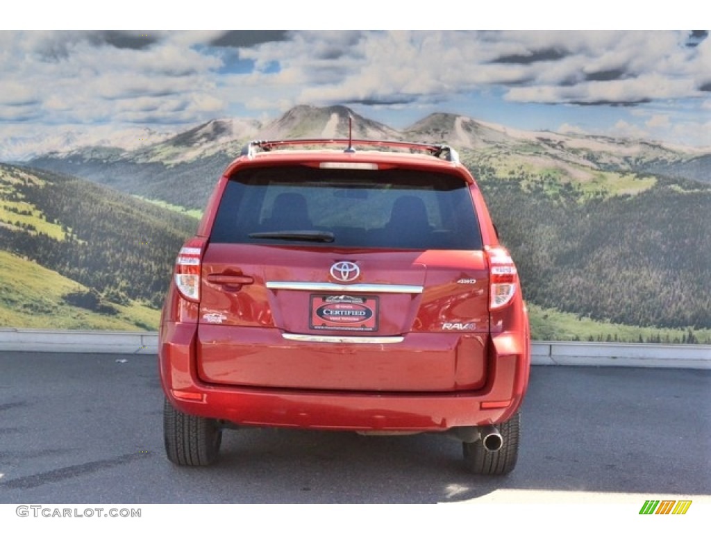 2011 RAV4 V6 Sport 4WD - Barcelona Red Metallic / Dark Charcoal photo #9