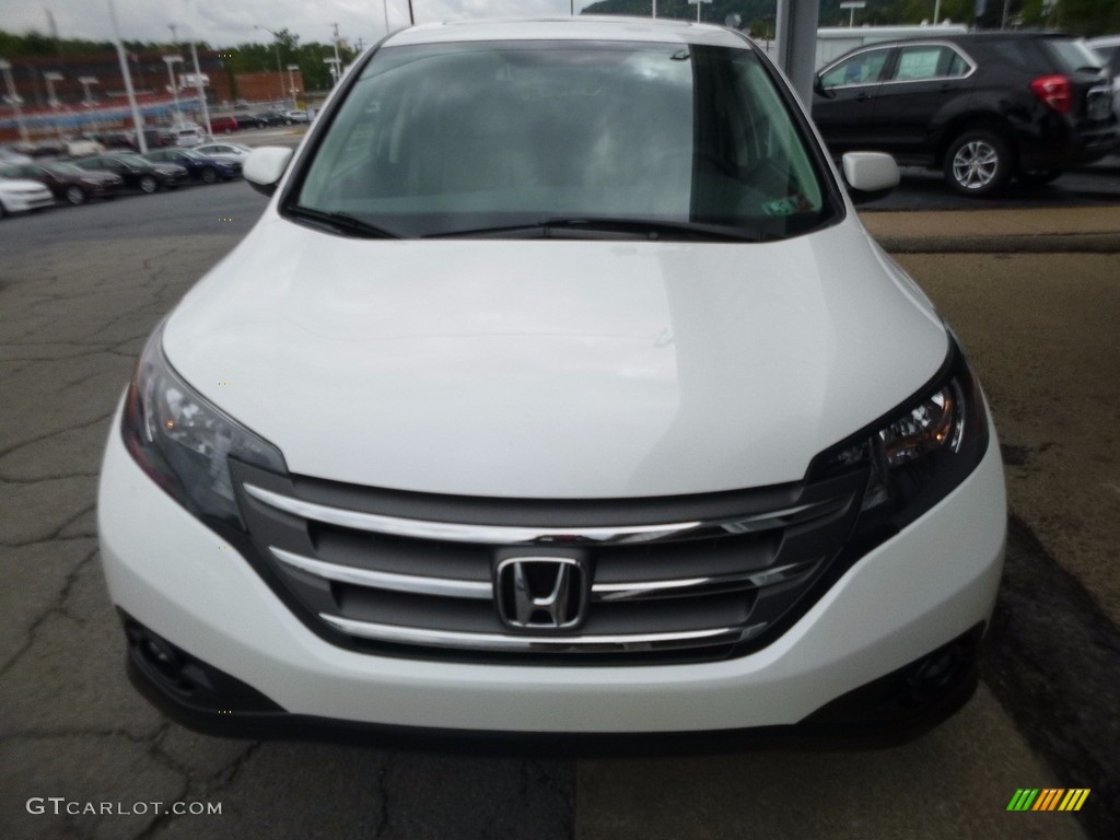 2013 CR-V EX AWD - White Diamond Pearl / Gray photo #8