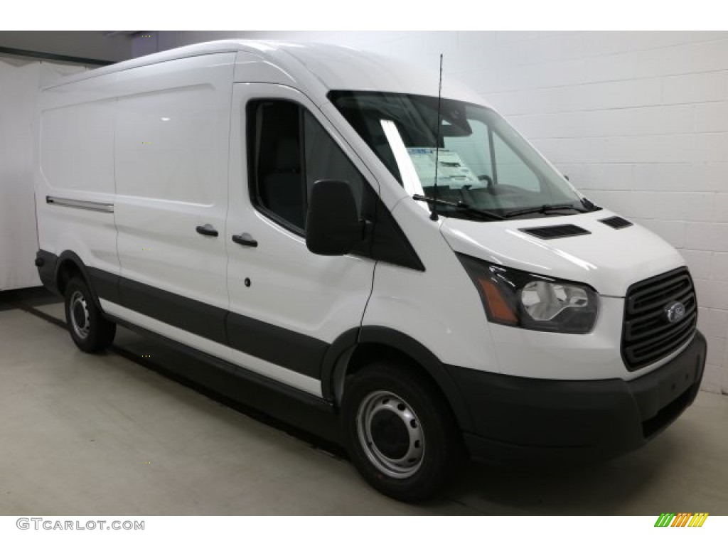 Oxford White 2017 Ford Transit Van 250 MR Long Exterior Photo #115613803
