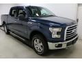 2016 Blue Jeans Ford F150 XLT SuperCrew 4x4  photo #7