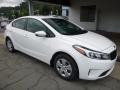 2017 Clear White Kia Forte LX  photo #9