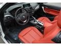 Coral Red Interior Photo for 2016 BMW 2 Series #115614847