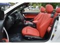 Coral Red Front Seat Photo for 2016 BMW 2 Series #115614862