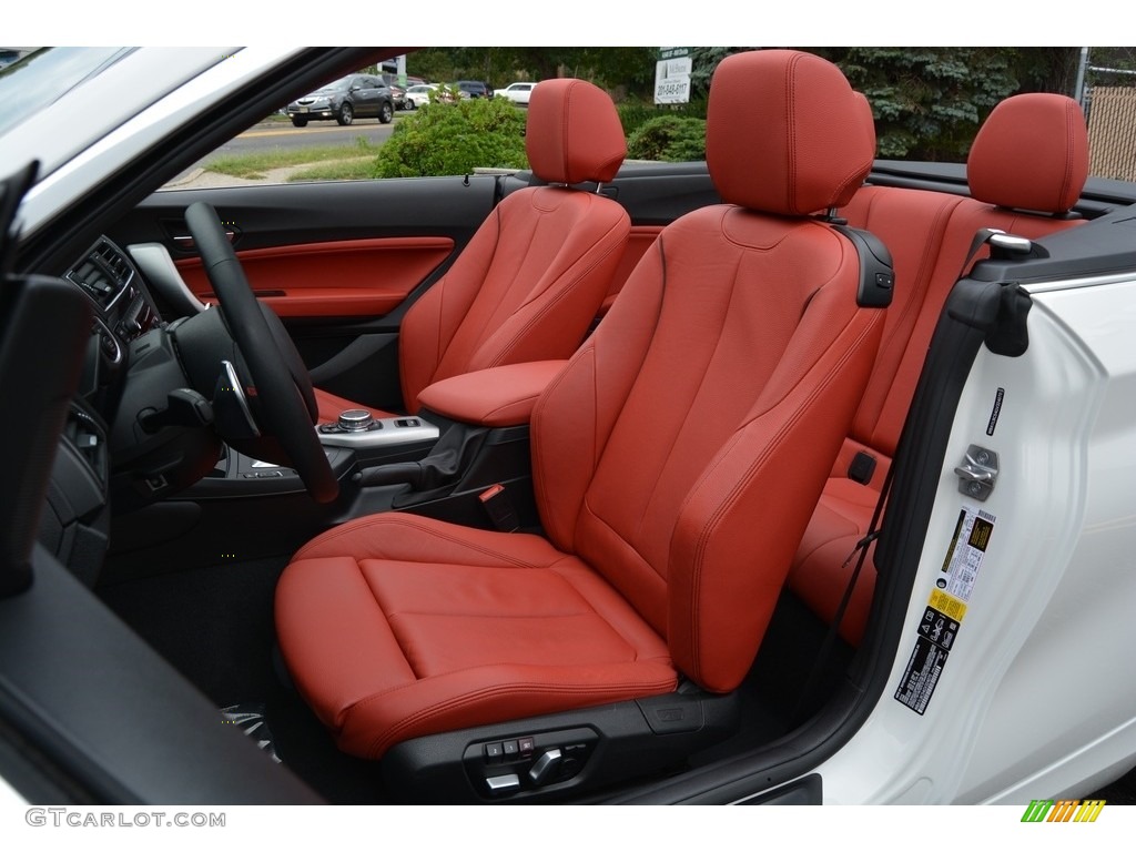 2016 BMW 2 Series 228i xDrive Convertible Front Seat Photo #115614892