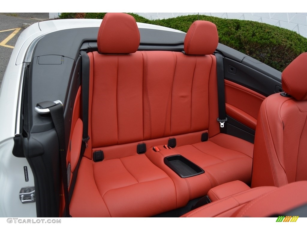Coral Red Interior 2016 BMW 2 Series 228i xDrive Convertible Photo #115615048