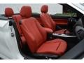 Coral Red Front Seat Photo for 2016 BMW 2 Series #115615093