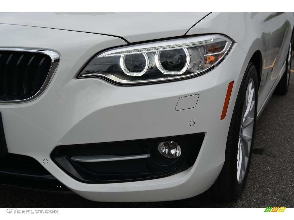 2016 2 Series 228i xDrive Convertible - Alpine White / Coral Red photo #29