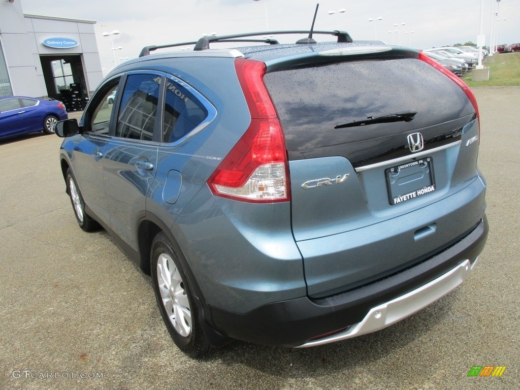2013 CR-V EX-L AWD - Mountain Air Metallic / Beige photo #16