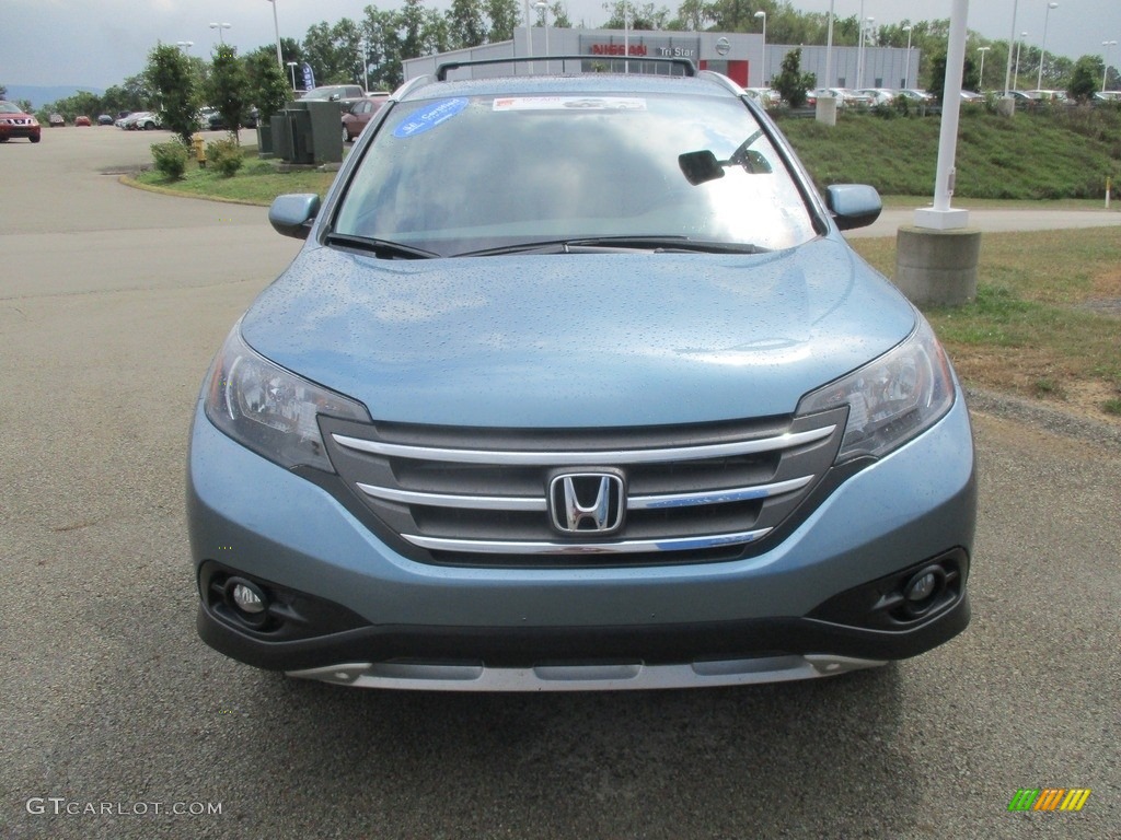2013 CR-V EX-L AWD - Mountain Air Metallic / Beige photo #18