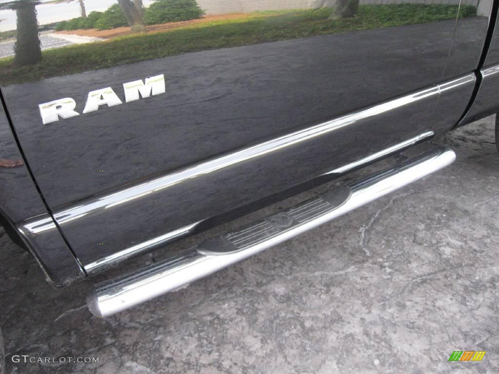 2008 Ram 1500 SXT Regular Cab - Brilliant Black Crystal Pearl / Medium Slate Gray photo #12